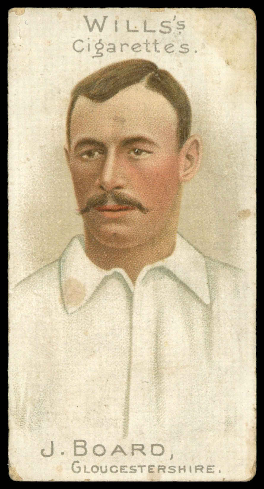Wills - 'Cricketer Series 1901' (1901) - J. Board (Gloucs) Wills - 'Cricketer Series 1901' (1901) - J. Board (Gloucs)