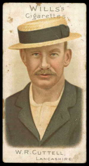 Wills - 'Cricketer Series 1901' (1901) - W.R. Cuttell (Lancashire)