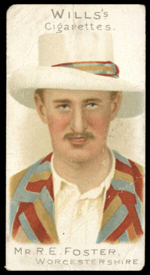 Wills - 'Cricketer Series 1901' (1901) - Mr. R.E. Foster (Worcestershire)