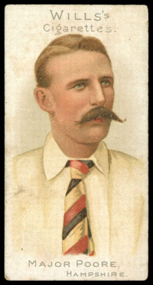 Wills - 'Cricketer Series 1901' (1901) - Major Poore (Hampshire)