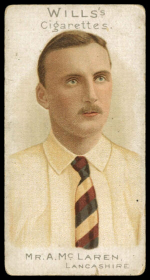 Wills - 'Cricketer Series 1901' (1901) - Mr. A.M. McLaren (Lancashire)