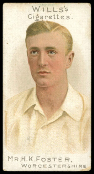 Wills - 'Cricketer Series 1901' (1901) - Mr. H.K. Foster (Worcestershire)