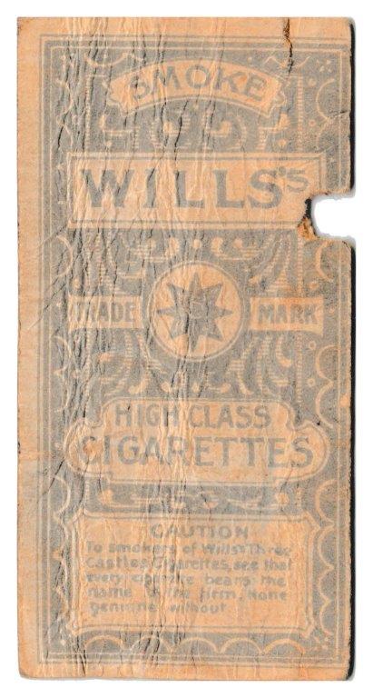 Wills (W.D. & H.O.) - 'Cricketers Series (1901)' #31a - J. Gunn (England) Wills (W.D. & H.O.) - 'Cricketers Series (1901)' #31a - J. Gunn (England)