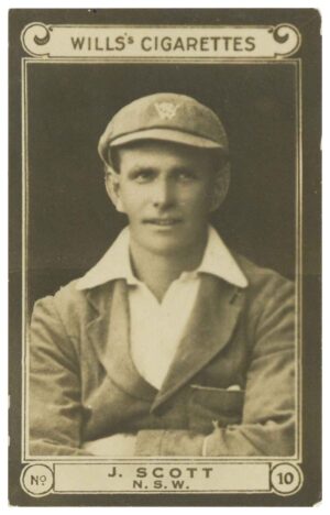Wills - 'Cricketers (1926)' (1926) - J. Scott (N.S.W.)