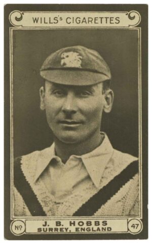 Wills - 'Cricketers (1926)' (1926) - J.B. Hobbs (Surrey) Wills - 'Cricketers (1926)' (1926) - J.B. Hobbs (Surrey)