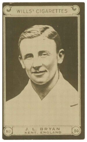 Wills - 'Cricketers (1926)' (1926) - J.L. Bryan (Kent)