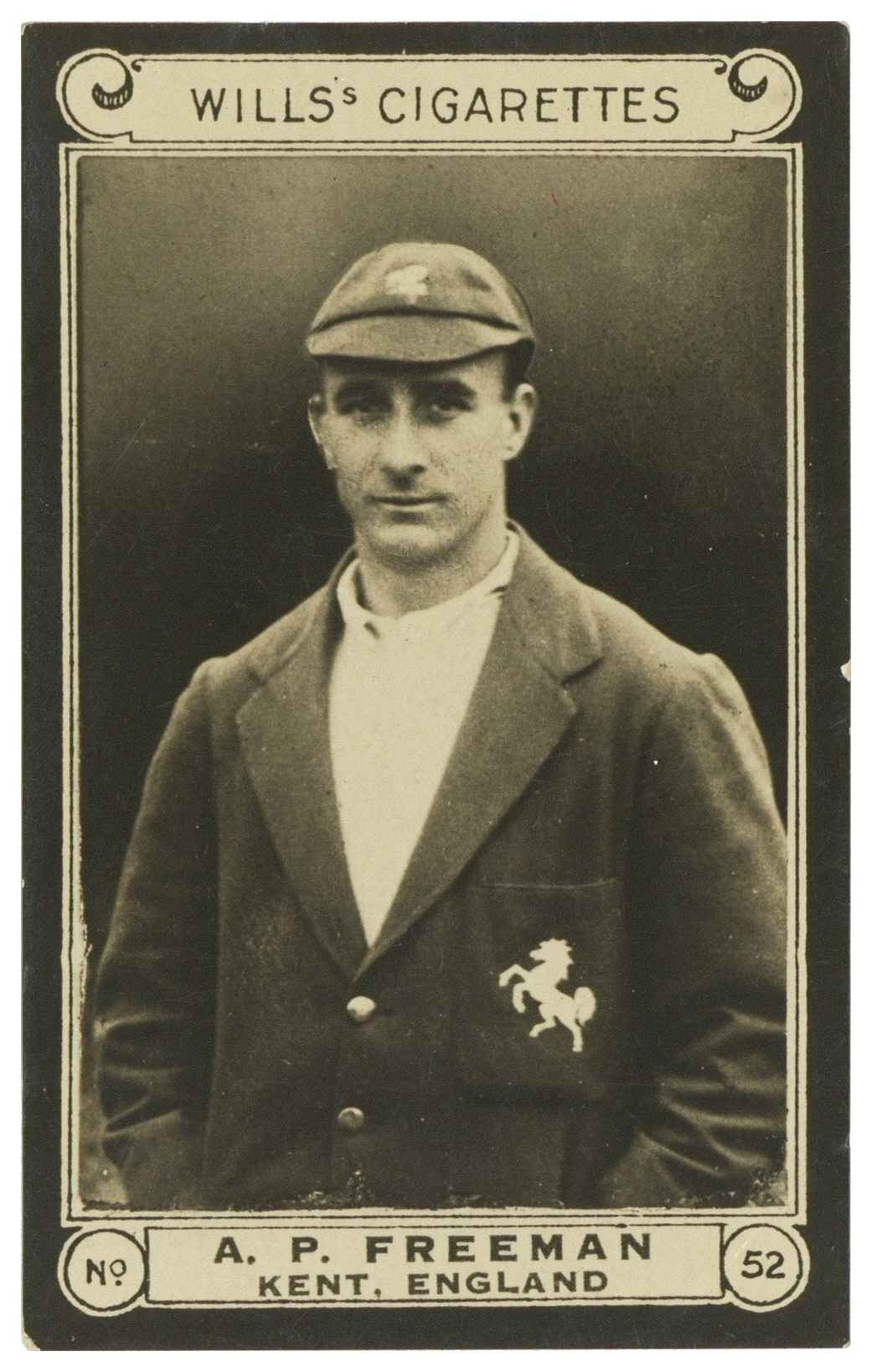 Wills - 'Cricketers (1926)' (1926) - A.P. Freeman (Kent) Wills - 'Cricketers (1926)' (1926) - A.P. Freeman (Kent)