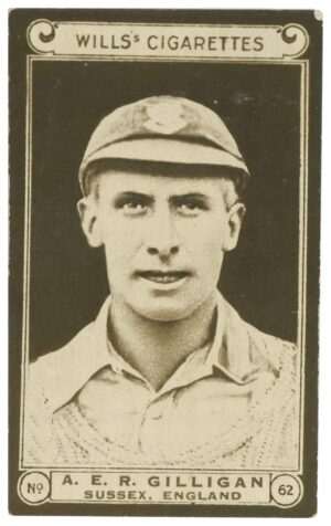 Wills - 'Cricketers (1926)' (1926) - A.E.R. Gilligan (Sussex)