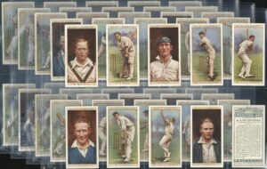 Wills - 'Cricketers 1928' (1928) - Complete Set (Hobbs, Hammond, Jardine, Duckworth etc)