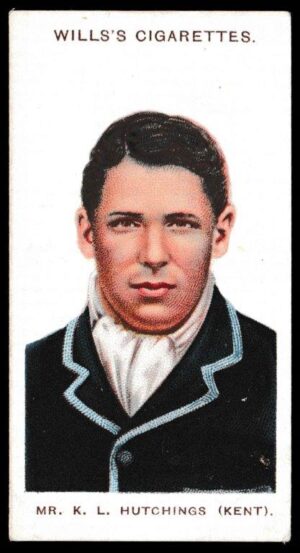 Wills (W.D. & H.O.) - 'Cricketers (Large S)' - (1908) - Card #23 - K.L. Hutchings (Kent)