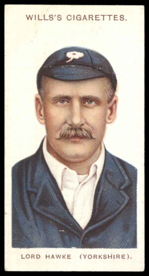 Wills (W.D. & H.O.) - 'Cricketers (Large S)'  #15 Lord Hawke (Yorkshire) (1908)