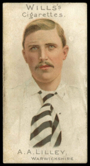Wills - 'Cricketer Series 1901 (Vignette)' (1901) - A.A. Lilley (Warwickshire)