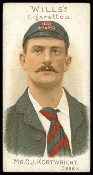 Wills - 'Cricketer Series 1901 (Vignette)' (1901) - Mr. C.J. Kortwright (Essex)