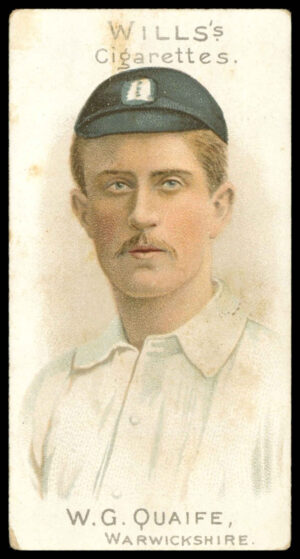 Wills - 'Cricketer Series 1901 (Vignette)' (1901) - W.G. Quaife (Warwickshire)