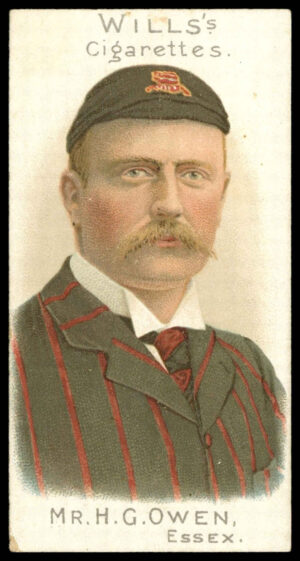 Wills - 'Cricketer Series 1901 (Vignette)' (1901) - Mr. H.G. Owen (Essex) Wills - 'Cricketer Series 1901 (Vignette)' (1901) - Mr. H.G. Owen (Essex)