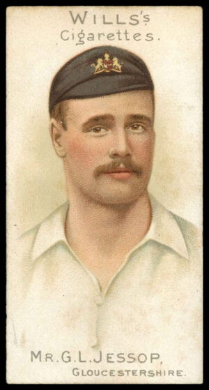 Wills - 'Cricketer Series 1901 (Vignette)' (1901) - Mr. G.L. Jessop (Gloucs)