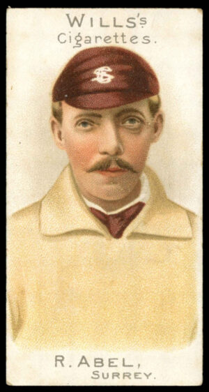 Wills - 'Cricketer Series 1901 (Vignette)' (1901) - R. Abel (Surrey) Wills - 'Cricketer Series 1901 (Vignette)' (1901) - R. Abel (Surrey)