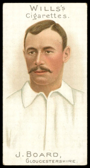 Wills - 'Cricketer Series 1901 (Vignette)' (1901) - J. Board (Gloucs)
