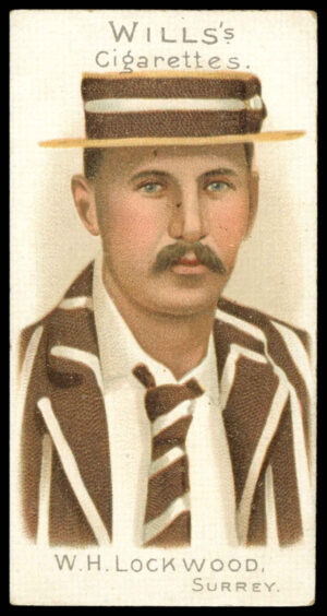 Wills - 'Cricketer Series 1901 (Vignette)' (1901) - W.JH. Lockwood (Surrey) Wills - 'Cricketer Series 1901 (Vignette)' (1901) - W.JH. Lockwood (Surrey)