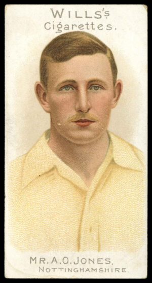 Wills - 'Cricketer Series 1901 (Vignette)' (1901) - Mr.A.O. Jones (Nottinghamshire)