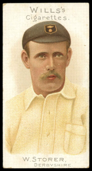 Wills - 'Cricketer Series 1901 (Vignette)' (1901) - W. Storer (Derbyshire)