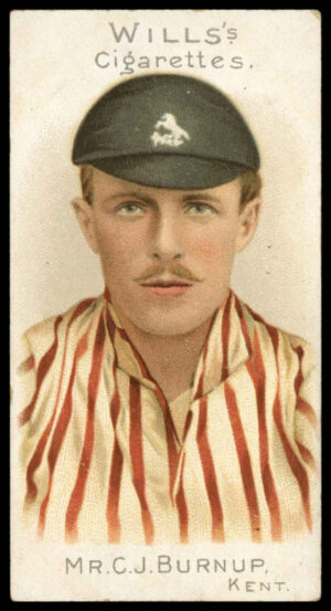 Wills - 'Cricketer Series 1901 (Vignette)' (1901) - Mr. C.J. Burnup (Kent)