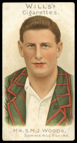 Wills - 'Cricketer Series 1901 (Vignette)' (1901) - Mr. S.M.J. Woods (Somersetshire)