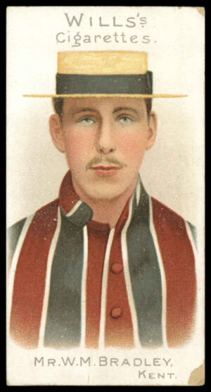 Wills - 'Cricketer Series 1901 (Vignette)' (1901) - Mr. W.M. Bradley (Kent)