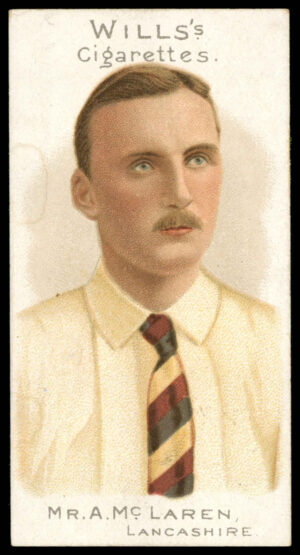Wills - 'Cricketer Series 1901 (Vignette)' (1901) - Mr. A.M. McLaren (Lancashire)
