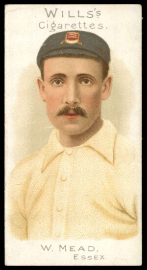 Wills - 'Cricketer Series 1901 (Vignette)' (1901) - W. Mead (Essex)