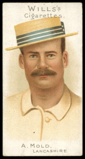Wills - 'Cricketer Series 1901 (Vignette)' (1901) - A. Mold (Lancashire)