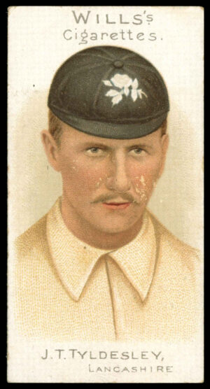 Wills - 'Cricketer Series 1901 (Vignette)' (1901) - J.T. Tyldesley (Lancashire)