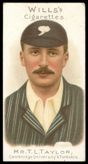 Wills - 'Cricketer Series 1901 (Vignette)' (1901) - Mr. T.L. Taylor (Yorkshire/Cambridge University)