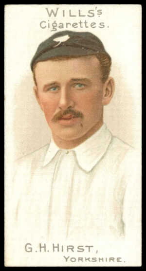 Wills - 'Cricketer Series 1901 (Vignette)' (1901) - G.H. Hirst (Yorkshire)
