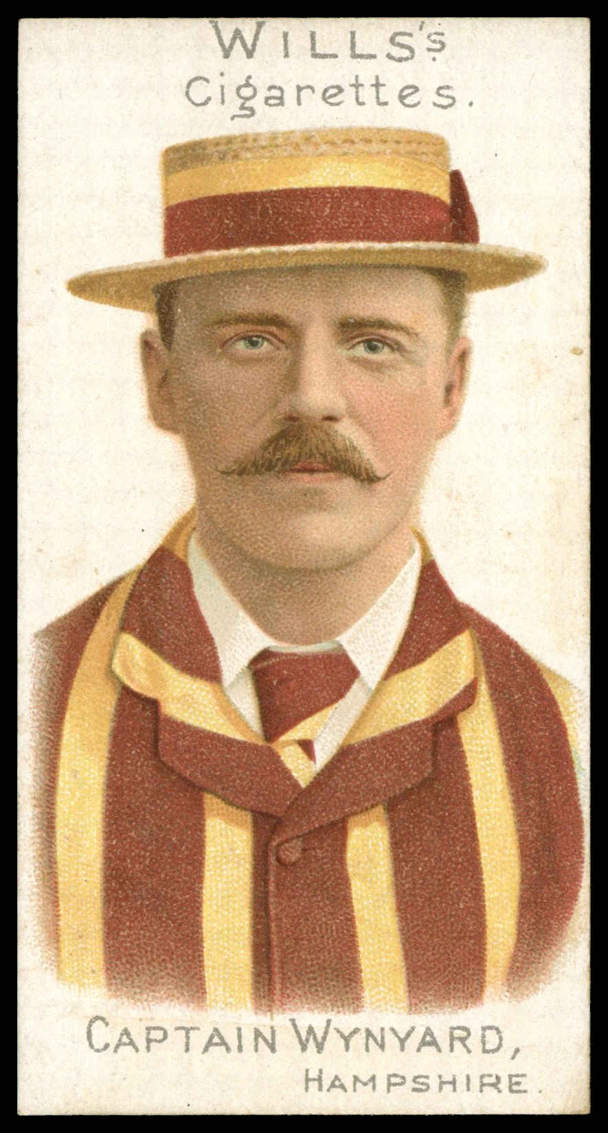 Wills - 'Cricketer Series 1901 (A)' (1901) - Captain Wynyard (Hampshire) Wills - 'Cricketer Series 1901 (A)' (1901) - Captain Wynyard (Hampshire)