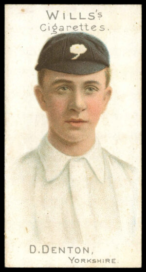 Wills - 'Cricketer Series 1901 (A)' (1901) - D. Denton (Yorkshire)