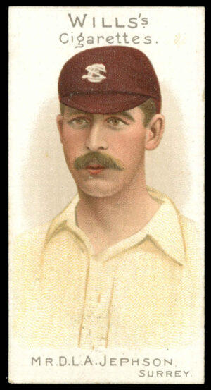 Wills - 'Cricketer Series 1901 (B)' (1901) - Mr. D.L.A. Jephson (Surrey)