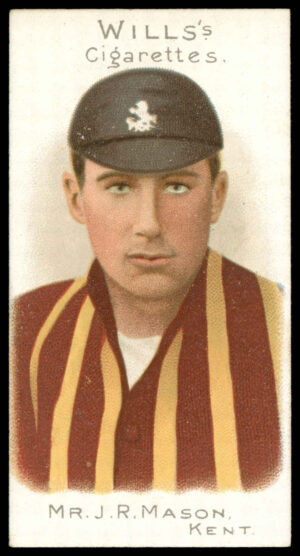 Wills - 'Cricketer Series 1901 (B)' (1901) - Mr. J.R. Mason (Kent)