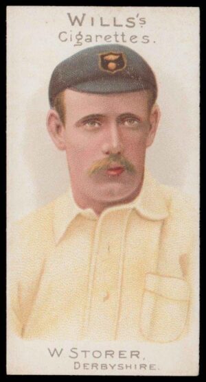 Wills (W.D. & H.O.) - 'Cricketer Series 1901' - Card #31 - W. Storer (Derbyshire)