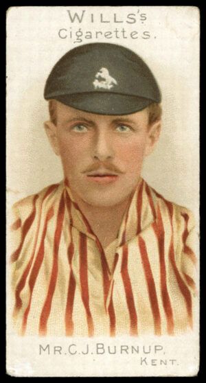Wills - 'Cricketer Series 1901 (Vignette)' (1901) - Mr. C.J. Burnup (Kent)