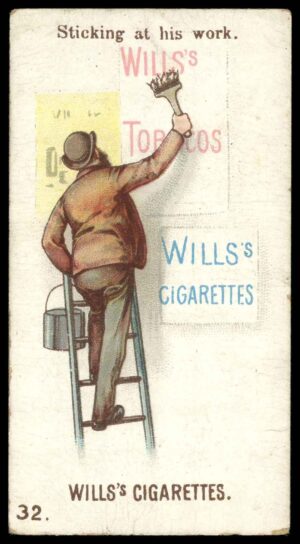 Wills - 'Double meaning (No PC)' (1898) - Sticking at his work