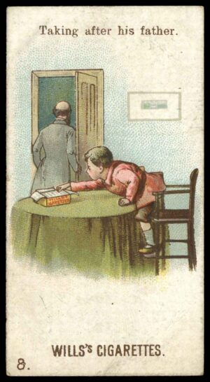 Wills - 'Double meaning (No PC)' (1898) - Taking after his father