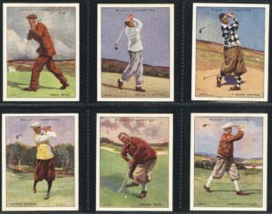 Wills (W.D. & H.O.) - 'Famous Golfers'  Complete Set (1930)