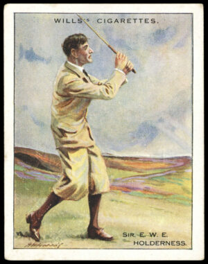 Wills - Sir E.W. Holderness -  'Famous Golfers'  - (1930)