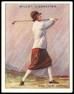 Wills - Miss Cecil Leitch -  'Famous Golfers'  - (1930)