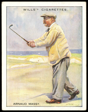 Wills - Arnaud Massy -  'Famous Golfers'  - (1930)