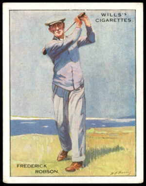 Wills - Frederick Robson -  'Famous Golfers'  - (1930)