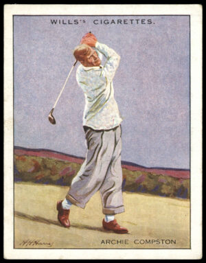 Wills - Archie Compston -  'Famous Golfers'  - (1930)