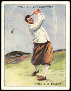 Wills - Cyril J.H. Tolley -  'Famous Golfers'  - (1930)