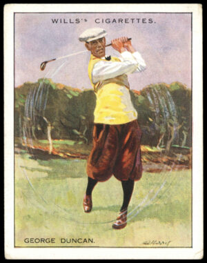 Wills - George Duncan -  'Famous Golfers'  - (1930)